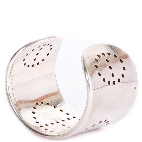 eclipse bracelet hermes|HERMES sterling silver ECLIPSE H Cuff Bracelet SM .